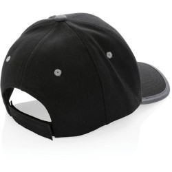 6 dílná kontrastní kšiltovka Impact z 280g rec. bavlny AWARE