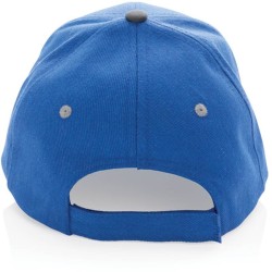 6 dílná kontrastní kšiltovka Impact z 280g rec. bavlny AWARE