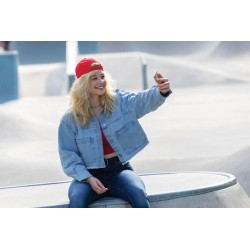 6 dílná kontrastní kšiltovka Impact z 280g rec. bavlny AWARE