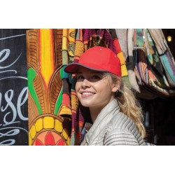 6 dílná kontrastní kšiltovka Impact z 280g rec. bavlny AWARE