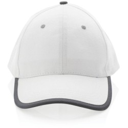 6 dílná kontrastní kšiltovka Impact z 280g rec. bavlny AWARE