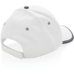 6 dílná kontrastní kšiltovka Impact z 280g rec. bavlny AWARE