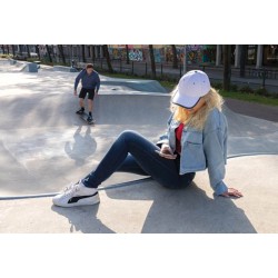 6 dílná kontrastní kšiltovka Impact z 280g rec. bavlny AWARE