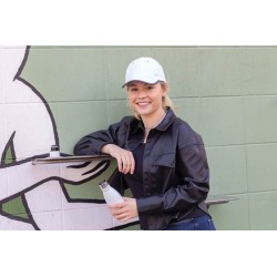 6 dílná kontrastní kšiltovka Impact z 280g rec. bavlny AWARE