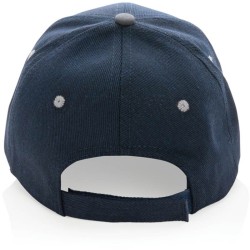 6 dílná kontrastní kšiltovka Impact z 280g rec. bavlny AWARE