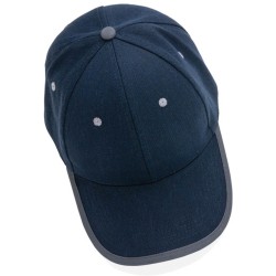 6 dílná kontrastní kšiltovka Impact z 280g rec. bavlny AWARE