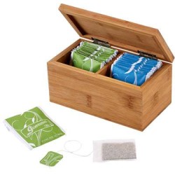 BURDOCK. Bambusová krabice na čaj