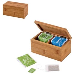 BURDOCK. Bambusová krabice na čaj