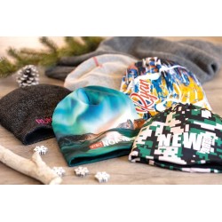 Zakázková zimní čepice s fleecovou podšívkou