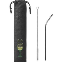 COCKTAIL. Opakovaně použitelná slámka z nerezové oceli