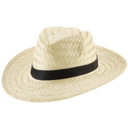 EDWARD POLI. Přírodní slaměný klobouk
