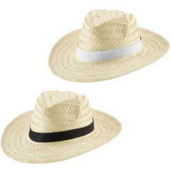 EDWARD POLI. Přírodní slaměný klobouk