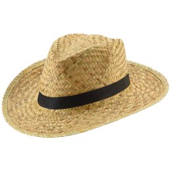JEAN POLI. Přírodní slaměný klobouk