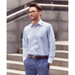 Pánská košile s dlouhými rukávy rybí kost