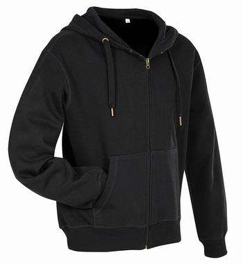 Pánská mikina s kapucí a zipem Active