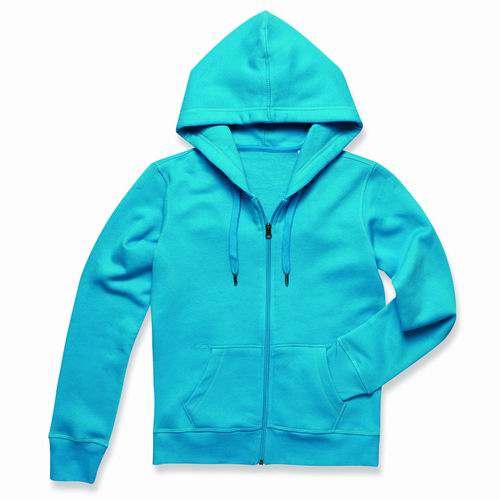 Dámská mikina s kapucí a zipem Active