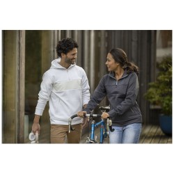 Pánský svetr s kapucí a polopropínacím zipem Sayan