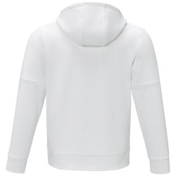 Pánský svetr s kapucí a polopropínacím zipem Sayan