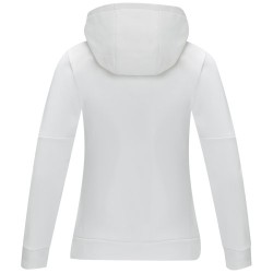 Dámský svetr s kapucí a polopropínacím zipem Sayan