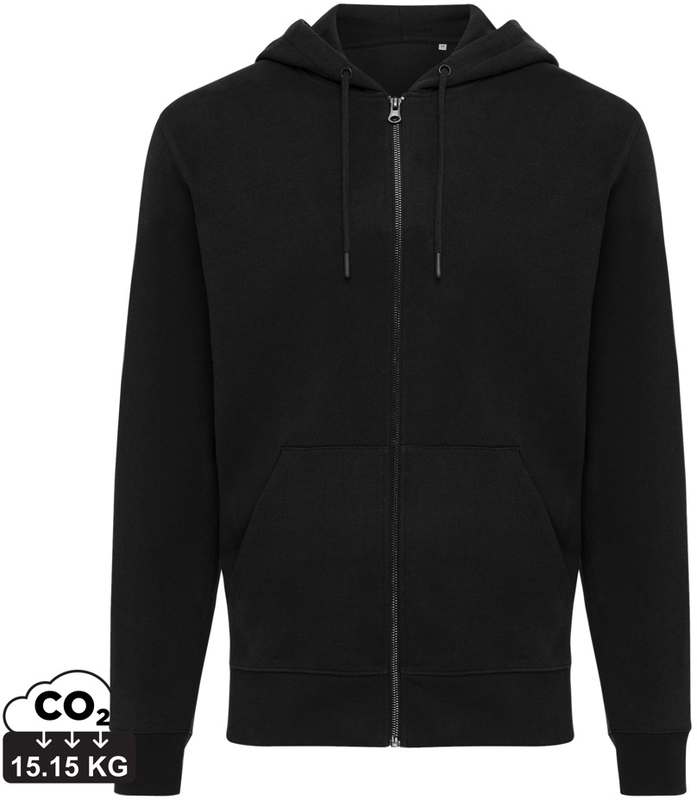 Mikina na zip s kapucí Iqoniq Abisko z recykl. bavlny