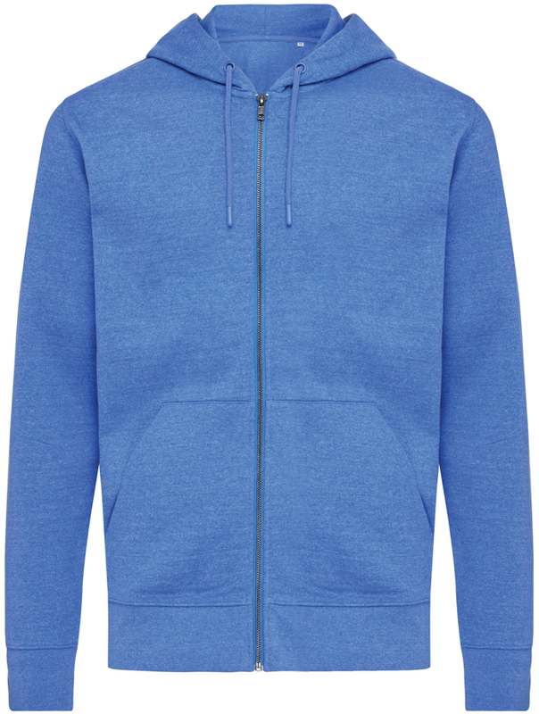 Mikina na zip s kapucí Iqoniq Abisko z recykl. bavlny