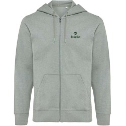 Mikina na zip s kapucí Iqoniq Abisko z recykl. bavlny