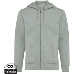 Mikina na zip s kapucí Iqoniq Abisko z recykl. bavlny