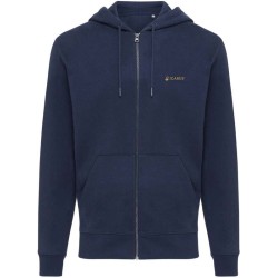 Mikina na zip s kapucí Iqoniq Abisko z recykl. bavlny