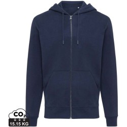 Mikina na zip s kapucí Iqoniq Abisko z recykl. bavlny