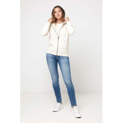 Mikina na zip s kapucí Iqoniq Abisko z recykl. bavlny