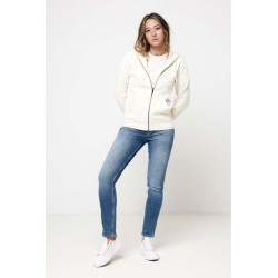 Mikina na zip s kapucí Iqoniq Abisko z recykl. bavlny