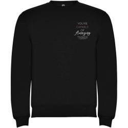 Clasica unisex svetr s výstřihem crewneck