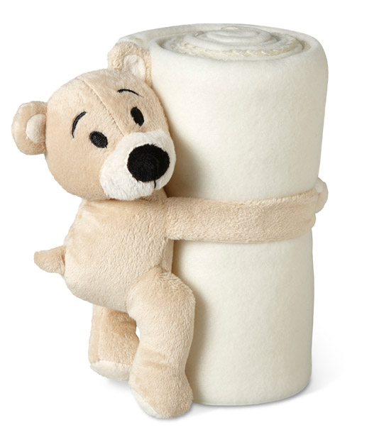 Fleecová deka s medvídkem Manta