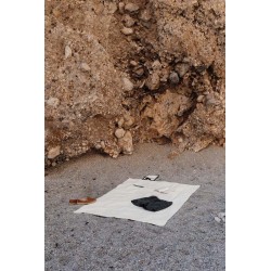 Plážová pikniková deka VINGA Volonne z recykl. canvas AWARE