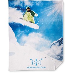 Plně barevně potištěná korálová fleecová deka