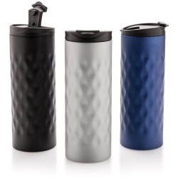 Termohrnek s geometrickým vzorem