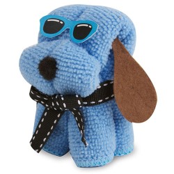 Ručník složený do tvaru pejska