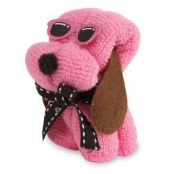 Ručník složený do tvaru pejska