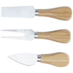 Bambusové prkénko a nástroje na sýr Ement