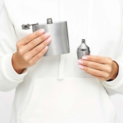 Kapesní nerezová láhev COWBOY