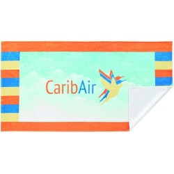 Plnobarevný plážový ručník 350 g/m2