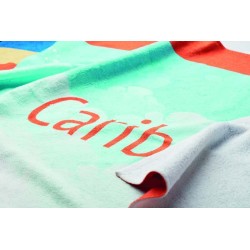 Plnobarevný plážový ručník 350 g/m2