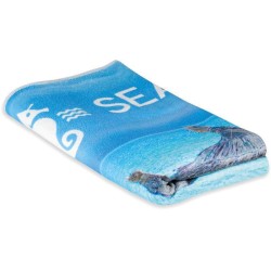 Plnobarevný plážový ručník 240 g/m2