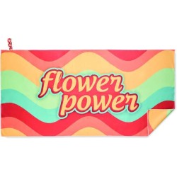 Plnobarevná plážová osuška s gumičkou