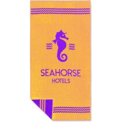 2barevná tkaná plážová osuška