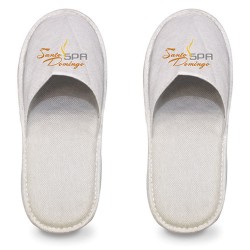 Pantofle z netkané látky