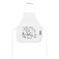 Nilo dětská zástěra na vybarvení