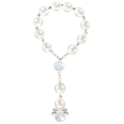 Růženec s andělem