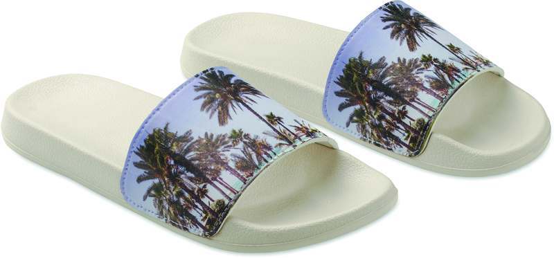 Zakázkové protiskluzové pantofle s barevným vlastním tiskem