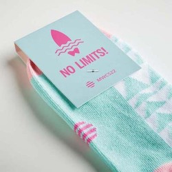 Žakárové kotníkové ponožky s vlastním vzorem. Včetně až 5 barev!